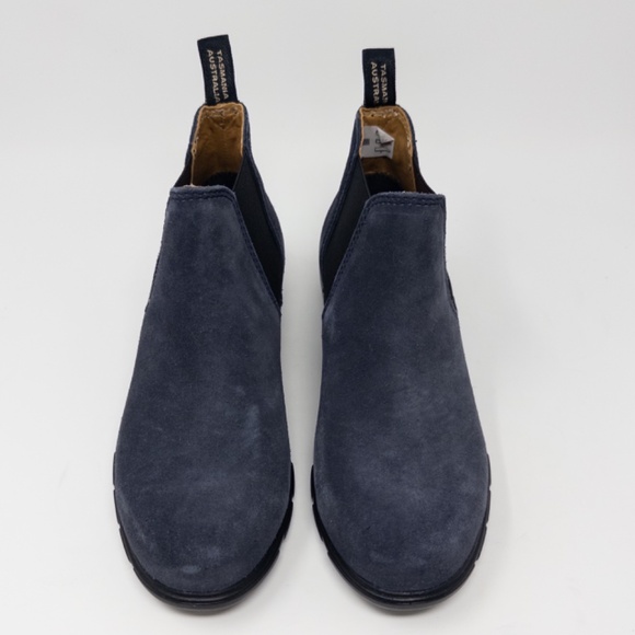 Blundstone 2174 Chelsea Navy Womens Booties Shoes Ankle Boots Size 7 - Picture 2 of 4